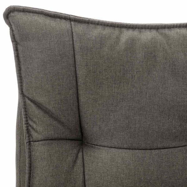 Masážní kancelářská židle šedá textil 20375