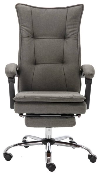 Masážní kancelářská židle šedá textil 20375