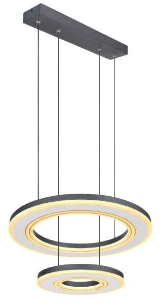GLOBO 67191-50 BLASIUS závěsné svítidlo D500mm LED 50W/1800lm 2700-6000K černá, dálkový ovladač