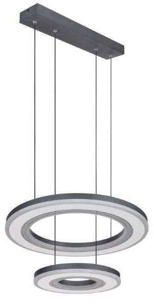 GLOBO 67191-50 BLASIUS závěsné svítidlo D500mm LED 50W/1800lm 2700-6000K černá, dálkový ovladač