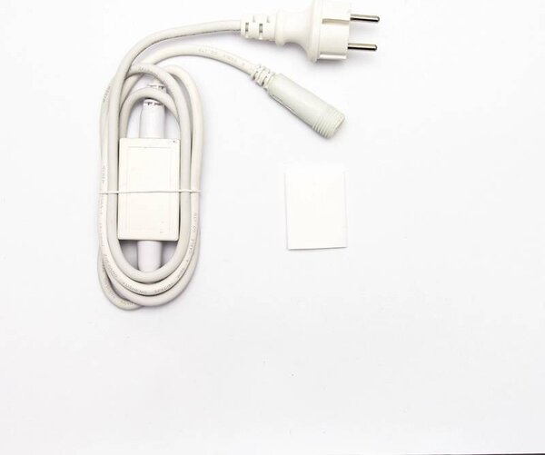 DECOLED LED světelná sada na dům, 9+1 zdarma, teple bílá, bílý kabel, Easy Fix, IP67