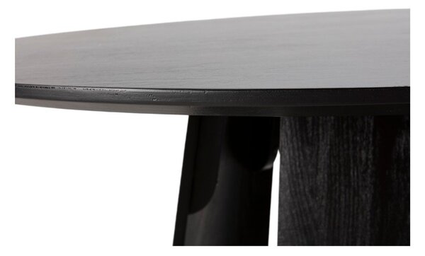 Kulatý jídelní stůl s černou deskou ø 120 cm Zuri – MOME