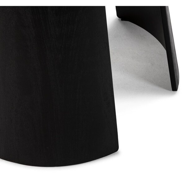 Kulatý jídelní stůl s černou deskou ø 120 cm Zuri – MOME