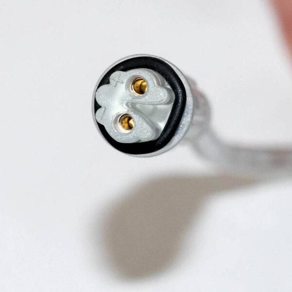 DECOLED Eco Fix světelný řetěz venkovní s krystalky, 8 m, ledově bílá, 80 diod, 24 V, čirý kabel, IP44