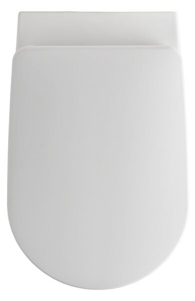 Kerasan Kerasan, NOLITA WC sedátko, SLIM, Soft Close, bílá, 539101