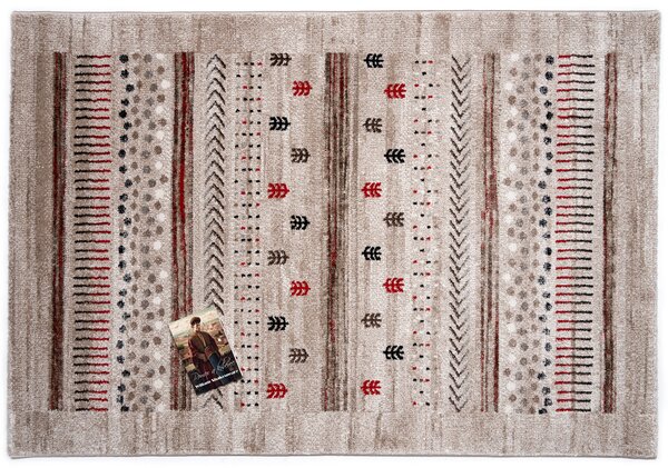 Medipa (Merinos), Kusový koberec Ethno 21818-070 Beige, 160x230, béžová, chodba / předsíň