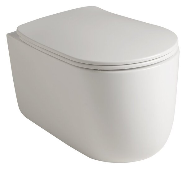Kerasan Kerasan, NOLITA WC sedátko, SLIM, Soft Close, bílá, 539101
