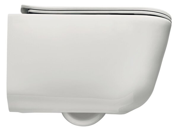 Kerasan Kerasan, TRIBECA závěsná WC mísa, Rimless, 35x54 cm, bílá, 511401