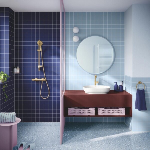 GROHE 134866GN00 - Sprchová sada VITALIO JOY+ 120 mm zlatá