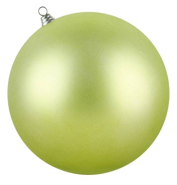 DECOLED Velká vánoční ozdoba 40 cm plastová koule zelená matná