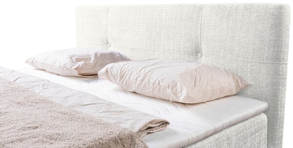 AMERICKÁ POSTEL, 180/200 cm, krémová MID.YOU - Postele s úložným prostorem, Online Only