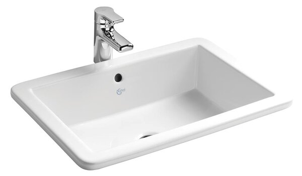Ideal Standard Strada - Umyvadlo zápustné 595x435 mm, s přepadem, bílá K078001