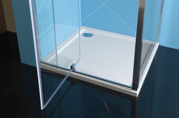 Polysan Polysan, EASY sprchový kout tři stěny 800-900x700mm, pivot dveře L/P varianta, čiré sklo, EL1615EL3115EL3115