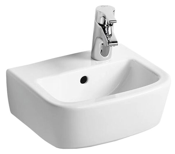 Ideal Standard Tempo - Umyvátko 350x300 mm, otvor vpravo, s přepadem, bílá T059701