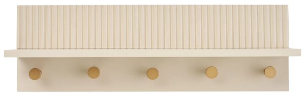 Nordic Living Béžový nástěnný věšák Rokka 50 cm