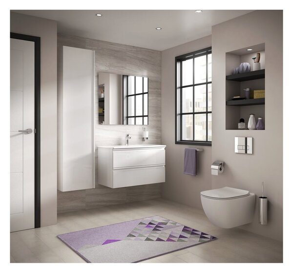 Ideal Standard Tesi - SET Závěsné WC s AQUABLADE® + sedátko ultra ploché Soft-Close, bílá T354601