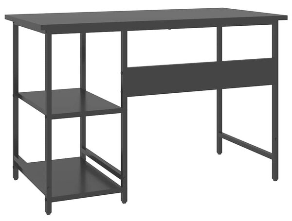 PC stůl černý 105 x 50 x 72 cm MDF a kov 20550
