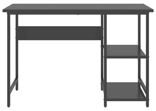 PC stůl černý 105 x 50 x 72 cm MDF a kov 20550