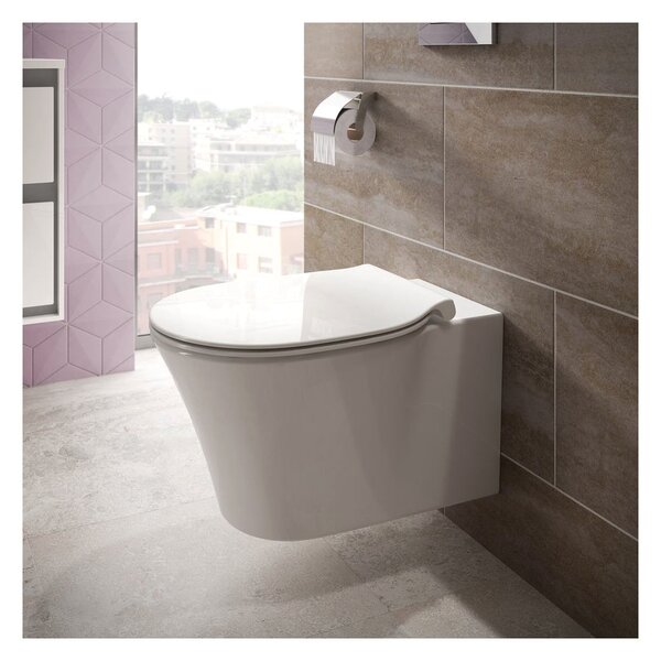 Ideal Standard Connect Air- Závěsné WC, AQUABLADE®, bílá E005401