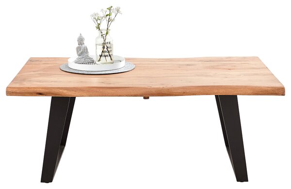 KONFERENČNÍ STOLEK, černá, barvy akácie, dřevo, kov, 115/70/45 cm Ambia Home - Konferenční stolky