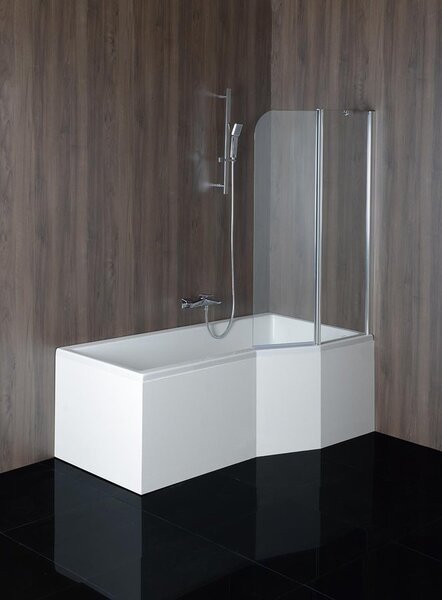 Polysan Polysan, VERSYS L asymetrická vana 160x84x70x47cm, bílá, 14611