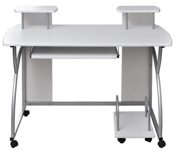 Počítačový stůl Bílý 110 x 52 x 88,5 cm kompozitní dřevo 20584