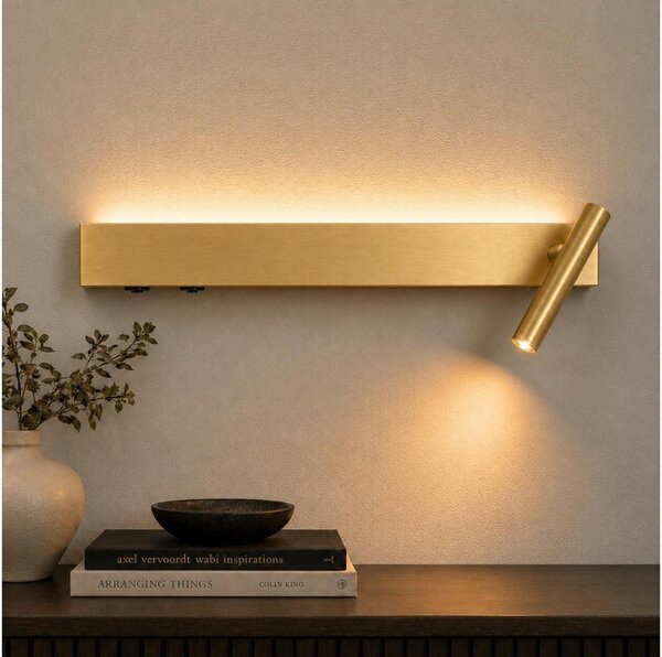 Brilagi - LED Nástěnné bodové svítidlo VIXON LED/3W/230V + LED/7W zlatá CRI 90