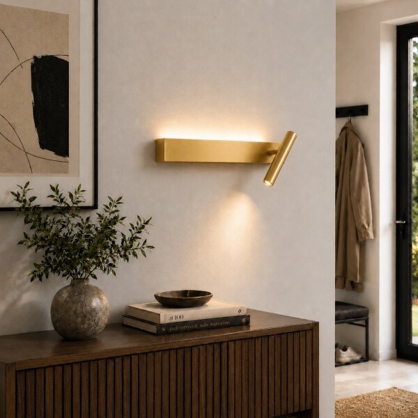Brilagi - LED Nástěnné bodové svítidlo VIXON LED/3W/230V + LED/7W zlatá CRI 90