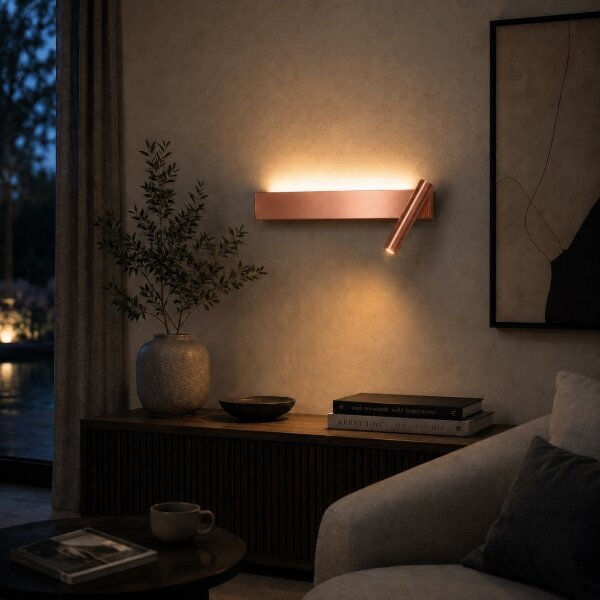 Brilagi -LED Nástěnné bodové svítidlo VIXON LED/3W/230V + LED/7W bronzová CRI 90