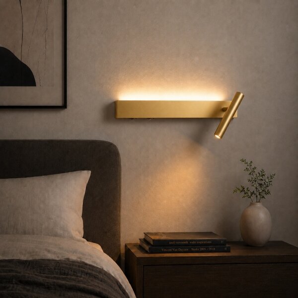 Brilagi - LED Nástěnné bodové svítidlo VIXON LED/3W/230V + LED/7W zlatá CRI 90