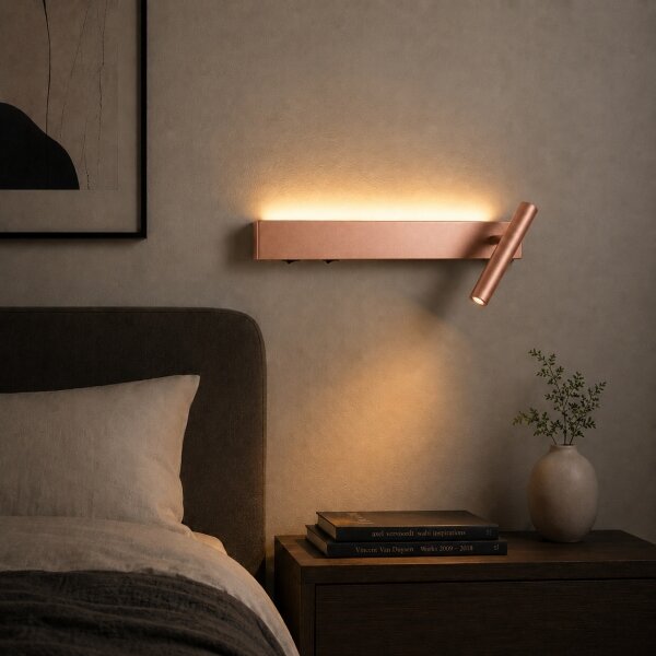 Brilagi -LED Nástěnné bodové svítidlo VIXON LED/3W/230V + LED/7W bronzová CRI 90