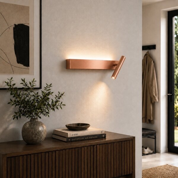 Brilagi -LED Nástěnné bodové svítidlo VIXON LED/3W/230V + LED/7W bronzová CRI 90