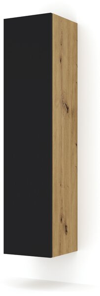 Skříňka Dual 150 (dub artisan + černá). Akce -11%