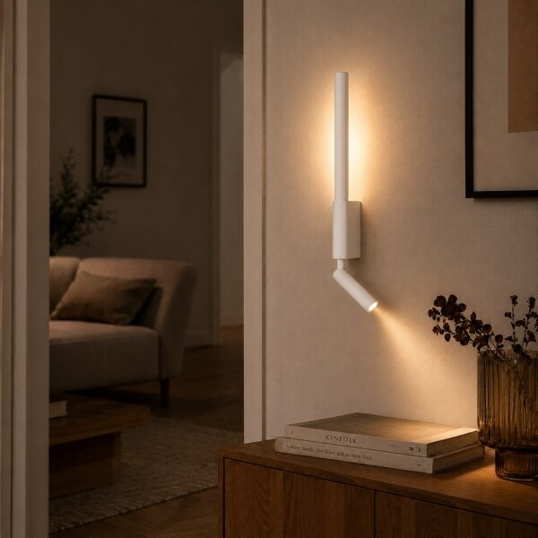 Brilagi - LED Nástěnné bodové svítidlo VIXON LED/3W/230V + LED/5W bílá CRI 90