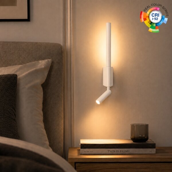 Brilagi - LED Nástěnné bodové svítidlo VIXON LED/3W/230V + LED/5W bílá CRI 90