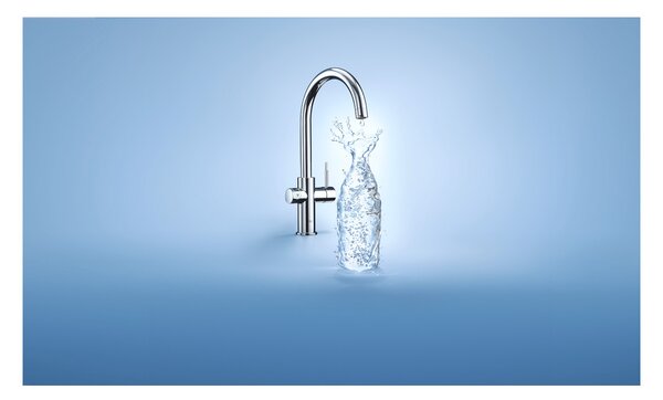 GROHE Blue Home - Startovní sada s výpustí ve tvaru C, Chrom 31455001