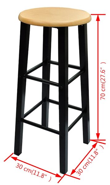 Jídelní set snídaně/večeře světlohnědá s černou ocelí 240095