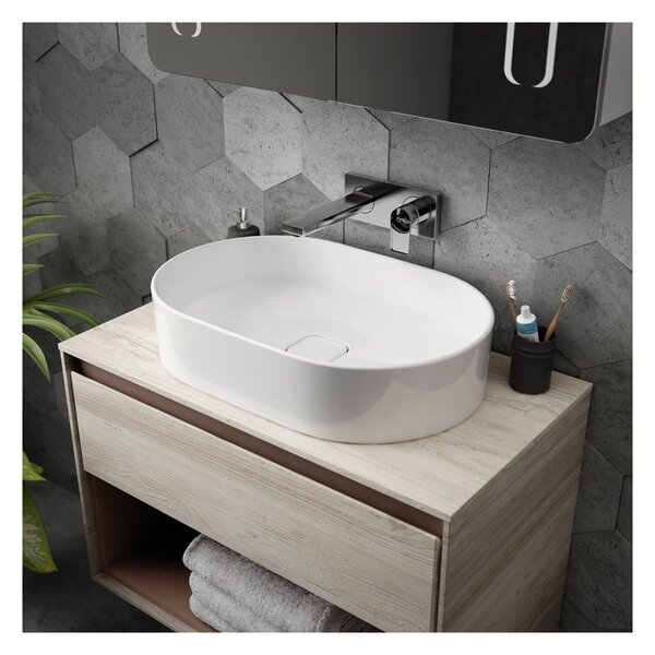 Ideal Standard Strada II - Umyvadlová mísa 600x400 mm, bez přepadu, bílá T298101