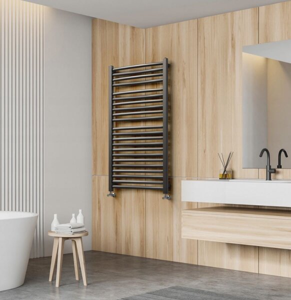 Regnis 3D Slza, Topné těleso 440x1205mm, 521W, černá matná, L3D120/40/black