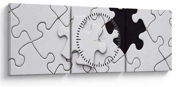 Obraz puzzle (s hodinami) (90x30 cm)