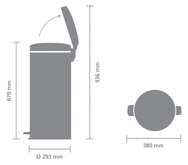 ODPADKOVÝ KOŠ 30 l Brabantia - Odpadkové koše