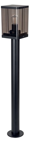 Venkovní lampa 1xE27/60W/230V IP44 černá/kouřová hnědá