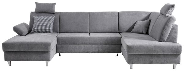 SEDACÍ SOUPRAVA, textil, světle šedá Cantus - Sedací soupravy
