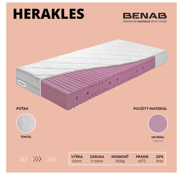 Pěnová matrace Benab Hérakles 200x90 cm (T3)