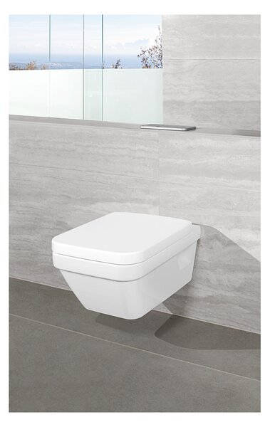 Villeroy & Boch Architectura Combi-Pack - SET Závěsné WC + sedátko SoftClosing, alpská bílá 5685HR01