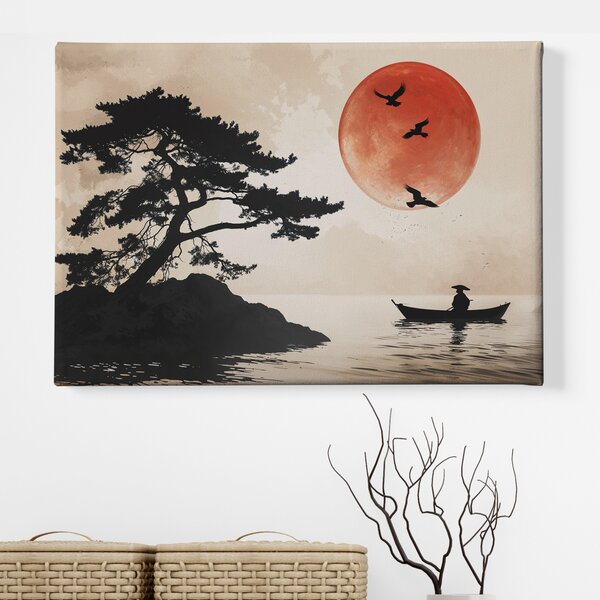 Obraz na plátně - Strom života Starý dub a převozník Yakuta FeelHappy.cz Velikost obrazu (šířka x výška): 60 x 40 cm