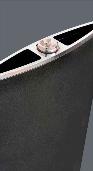 Ridea Ridea, OTHELLO MONO SLIM topné těleso hliníkové 300x1890mm, černá mat, 2301189030SN