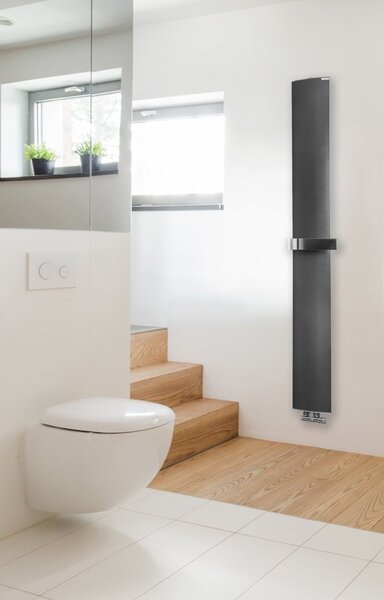 Ridea Ridea, OTHELLO MONO SLIM topné těleso hliníkové 300x1890mm, černá mat, 2301189030SN