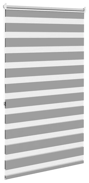 Zebrová roleta 80,9 x 175 cm Šířka látky 76,7 cm šedá 240203