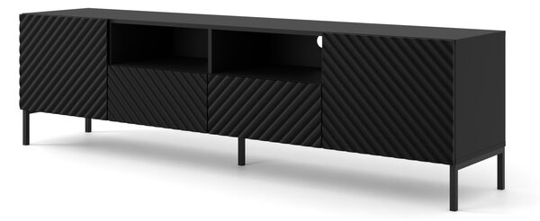 TV stolek/skříňka Surfy 2D (černá + černá)